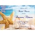 Seaside Bridal Shower invitation,Sea Shell Bridal Shower Invitation,Beach Wedding Shower Invitation,(9)